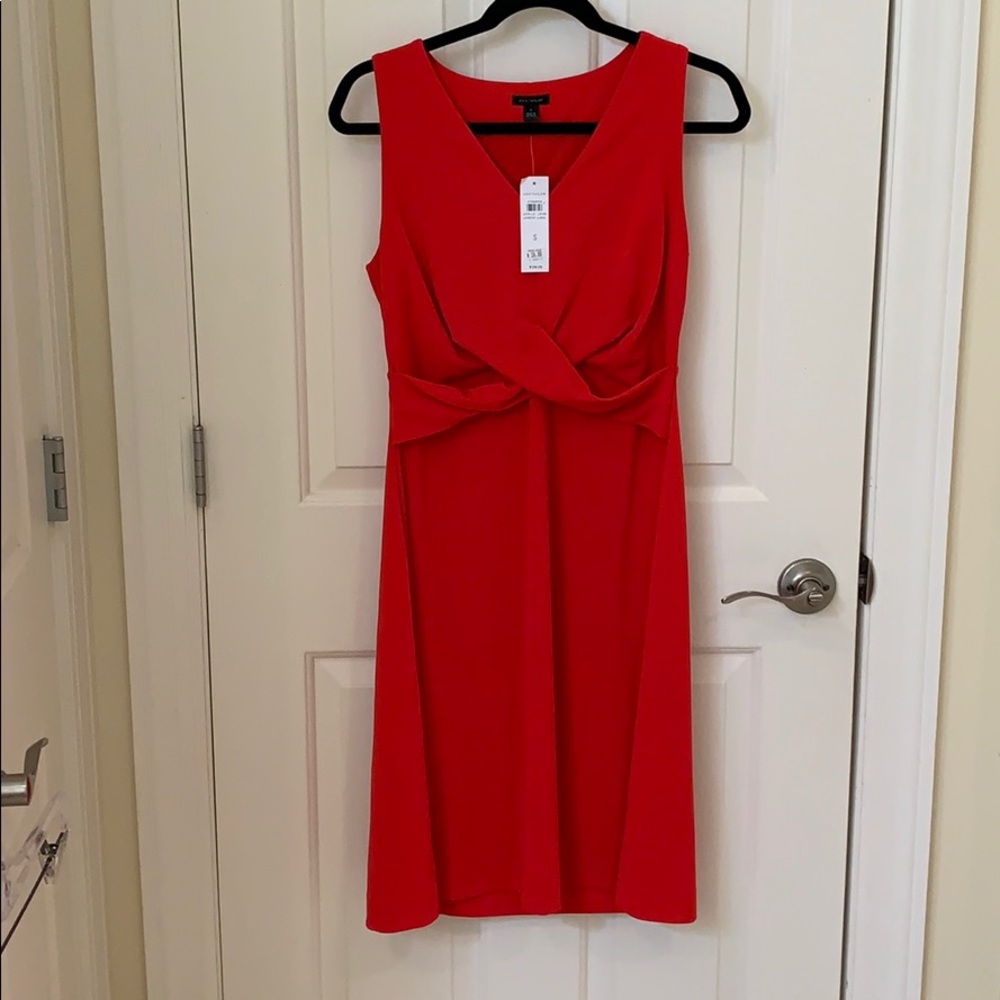 NWT Ann Taylor red sleeveless dress
